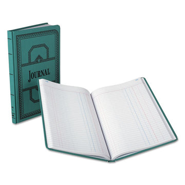 Boorum & Pease® Account Journal, Journal-style Rule, Blue Cover, 11.75 X 7.25 Sheets, 300 Sheets-book freeshipping - TVN Wholesale